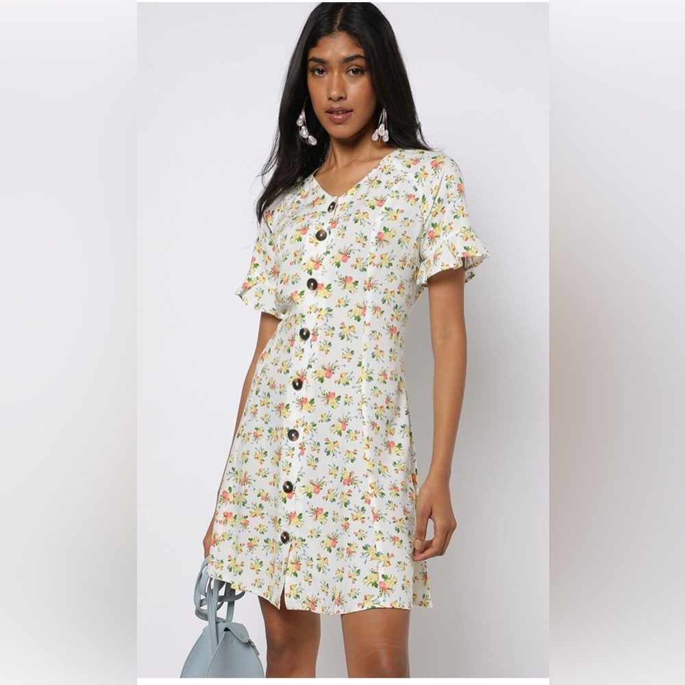‘Rio the brand cutest Floral Summer dress Sz S great cond price firm